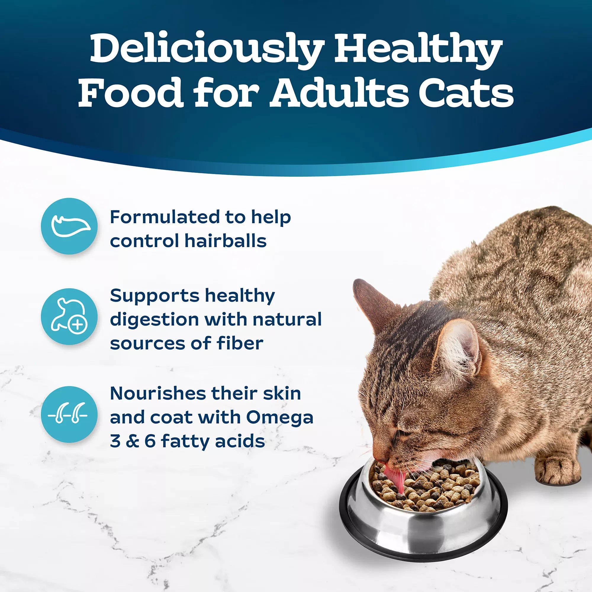 Blue Buffalo Tastefuls Hairball & Weight Control Adult Dry Cat Food - Natural Pet Food, Chicken