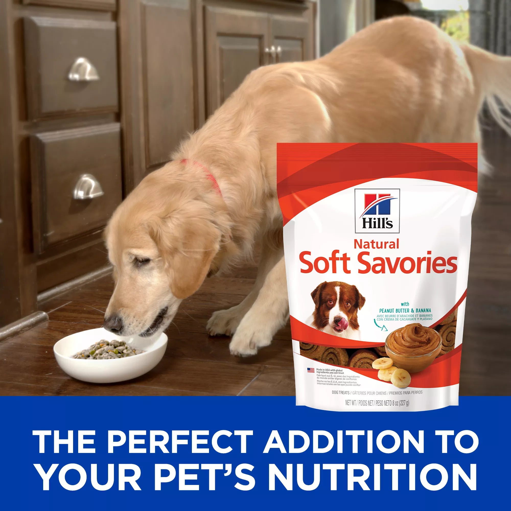 Hill's Science Diet Soft Savories Dog Treat - Natural Pet Food, Peanut Butter & Banana