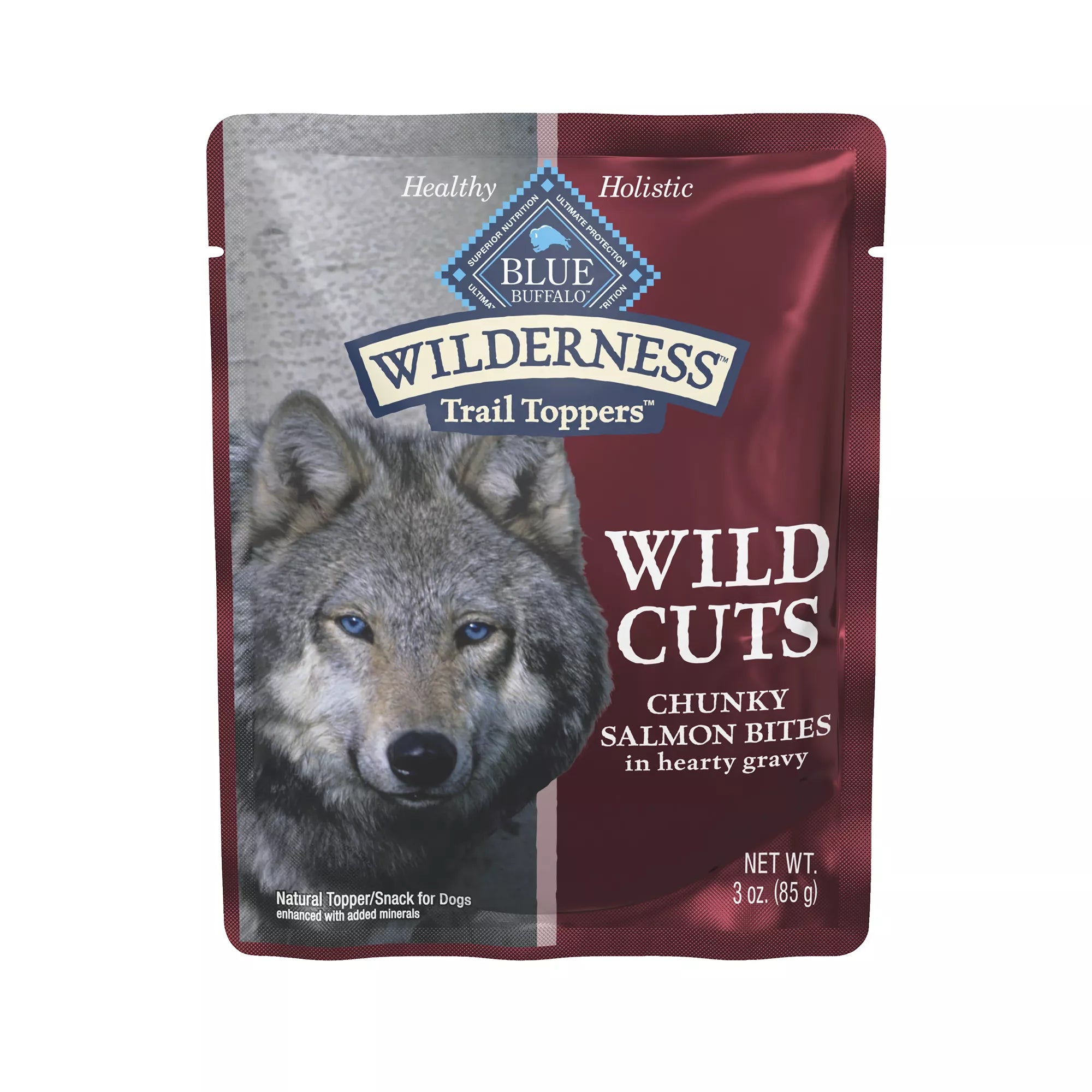 Blue Buffalo Wilderness Trail Toppers Wild Cuts All Life Stages Dog Food Topper - Grain-Free Pet Food, 3 oz