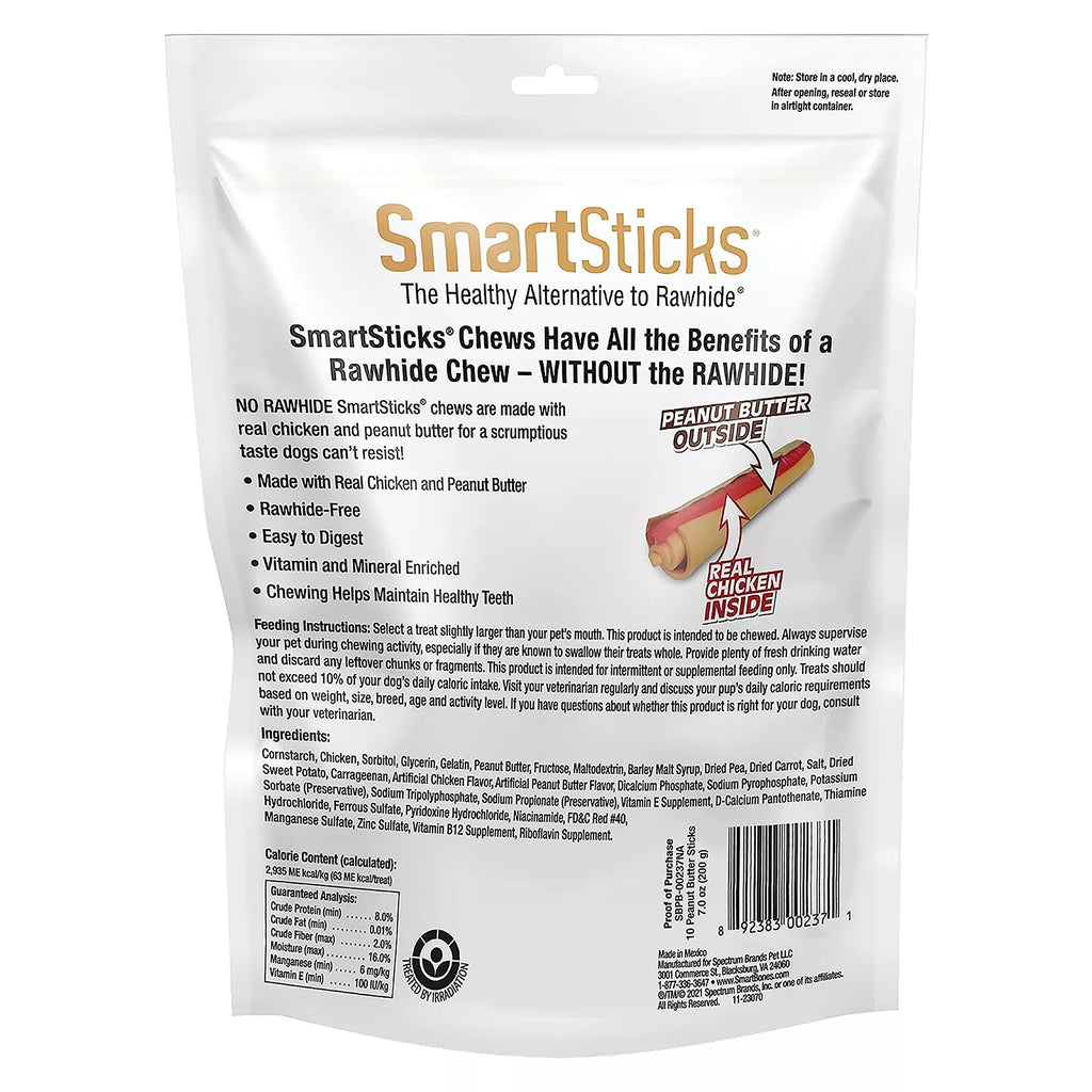 SmartSticks Peanut Butter Chew Dog Treat