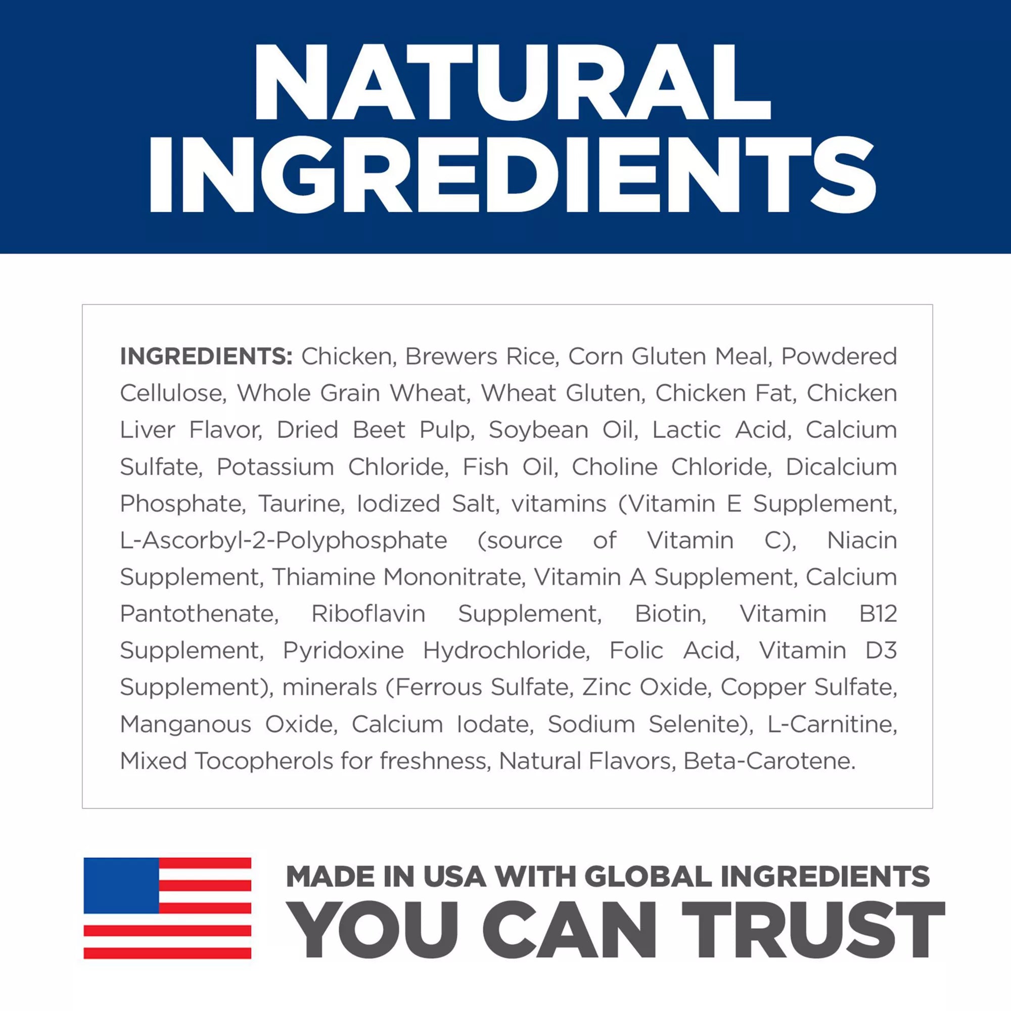 Hill's Science Diet Multiple Benefit Adult Dry Cat Food - Chicken