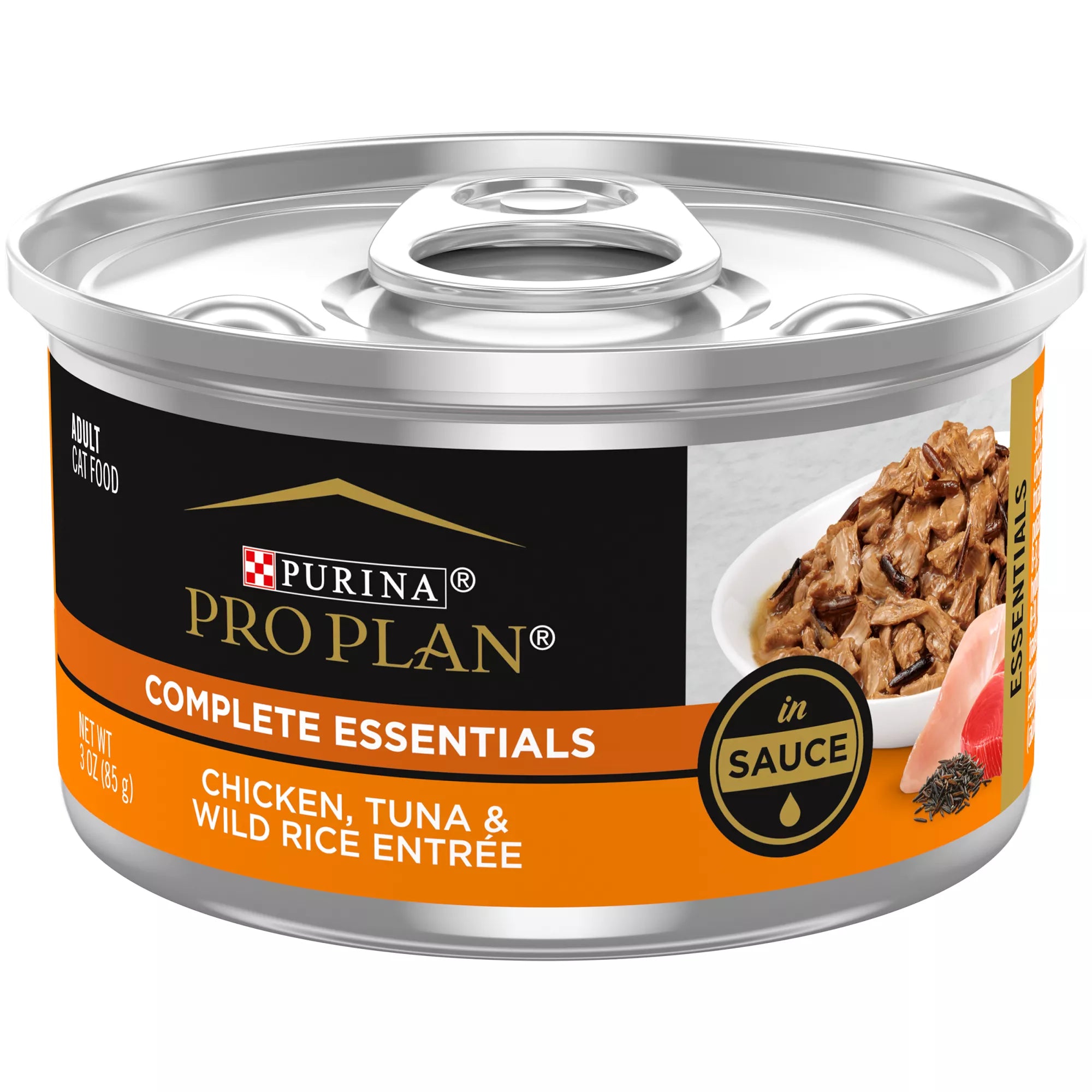 Purina Pro Plan Complete Essentials Wet Cat Food - Adult - High-Protein Pet Food, With Vitamins, 3 Oz