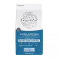ExquisiCat Micro Crystals Clumping Multi-Cat Silica Cat Litter - Unscented Pet Litter, Low Dust Litter