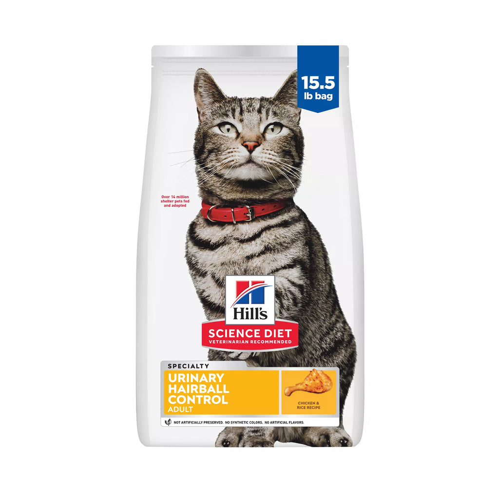 Hill's Science Diet Urinary Hairball Control Adult Dry Cat Food - Chicken