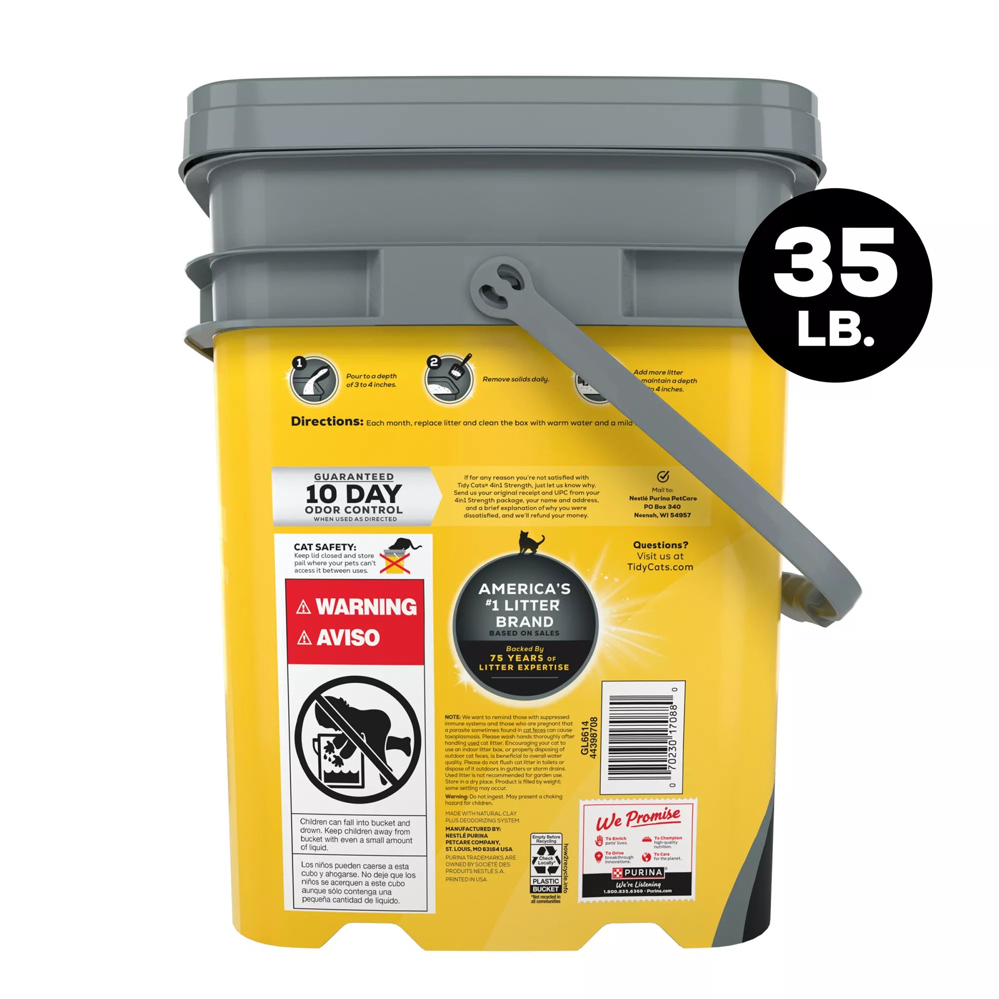 Purina Tidy Cats 4-in-1 Strength Multi-Cat Clumping Cat Litter