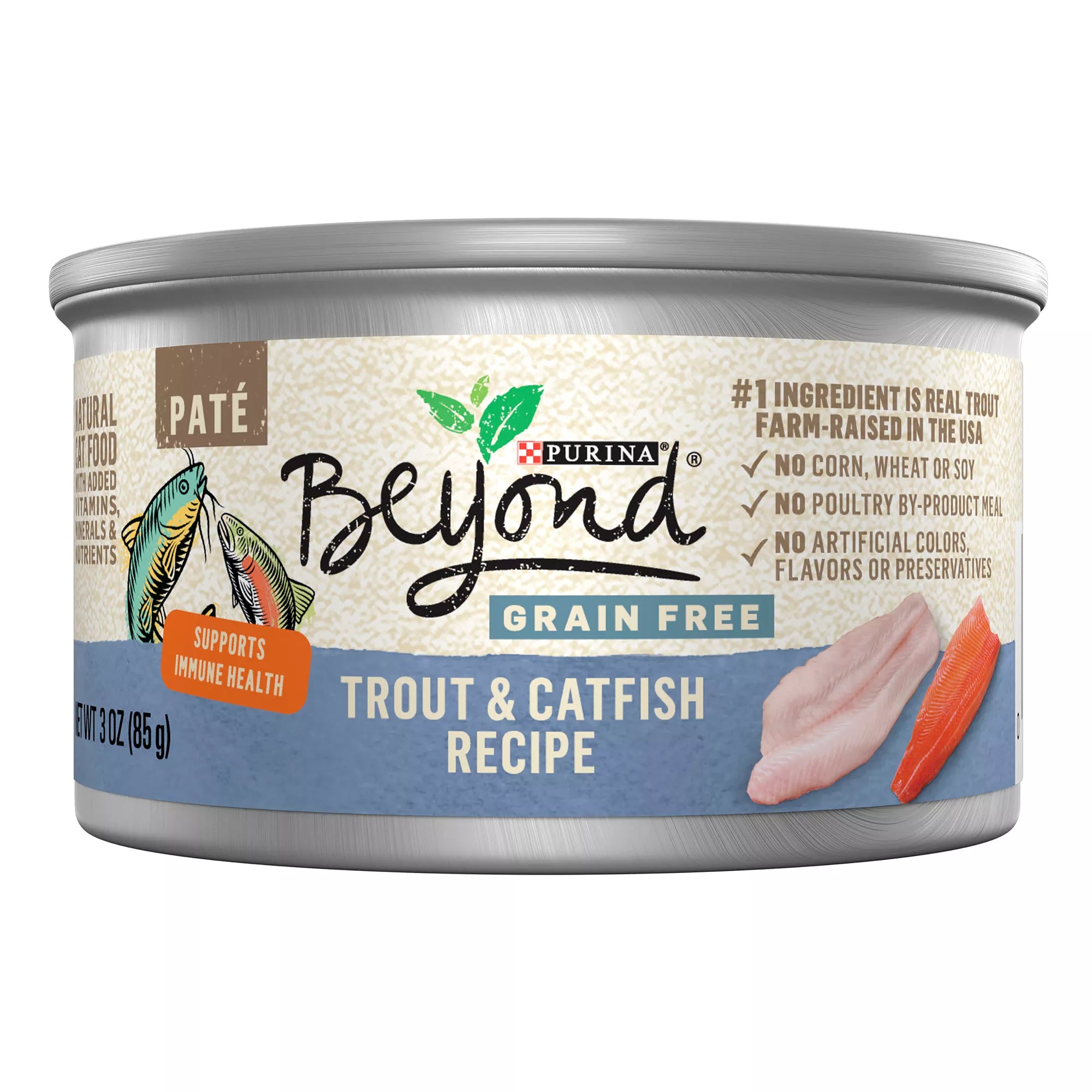 Purina Beyond Pate Adult Cat Wet Food - 3.33 oz., Natural Pet Food