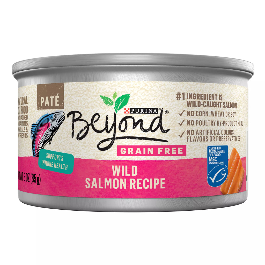 Purina Beyond Grain-Free Pet Food Adult Cat Wet Food - 3.33 oz., Grain-Free Pet Food, Corn, Wheat & Soy Free