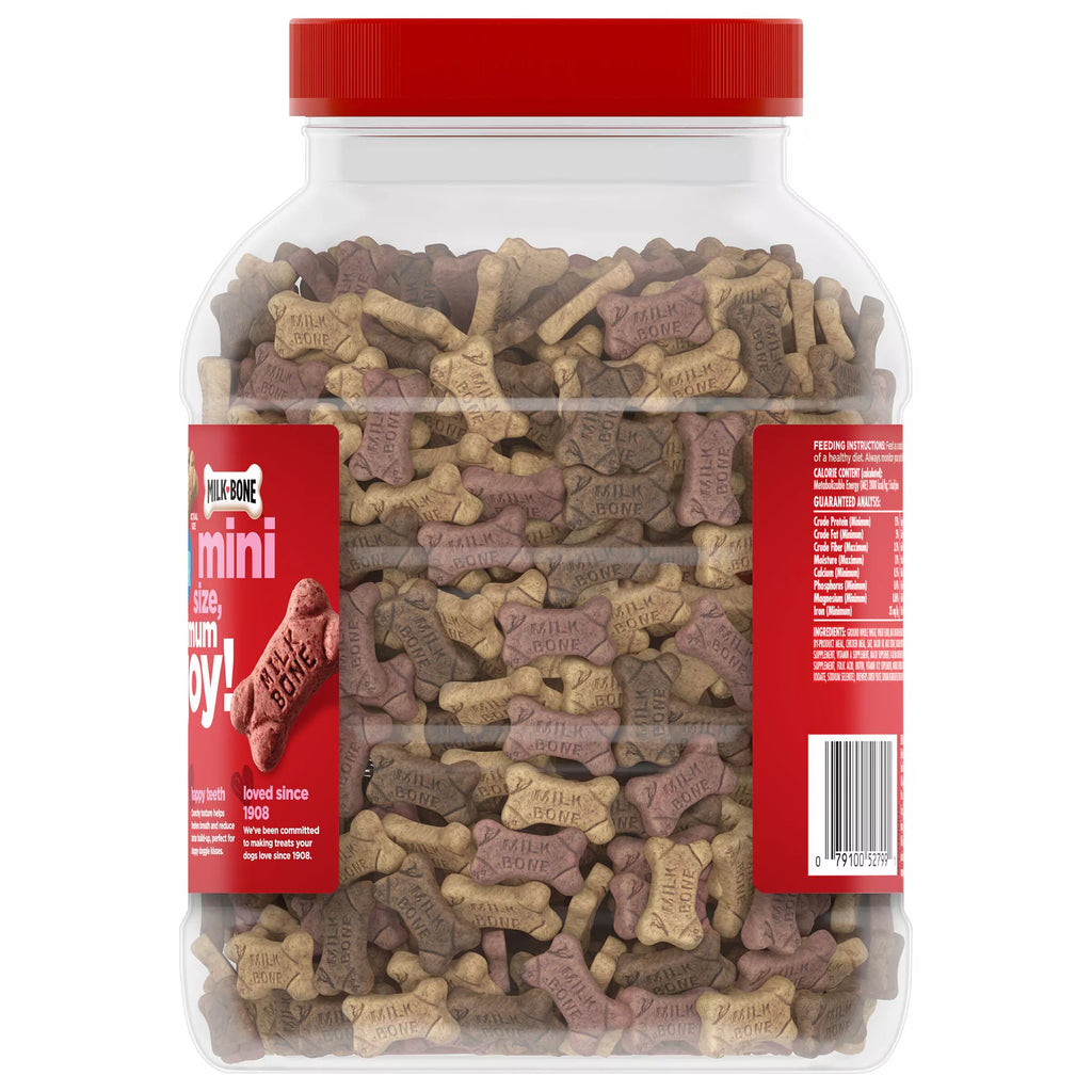 Milk-Bone Mini Fllavor Snack Biscuits Assorted Flavors 36 OZ