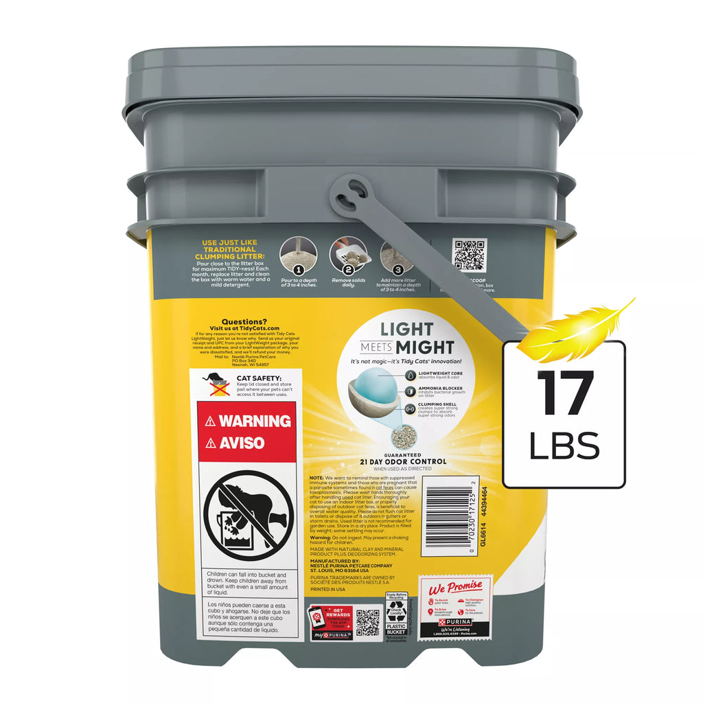 Purina Tidy Cats 4-in-1 Strength Multi-Cat Clumping Cat Litter - Lightweight