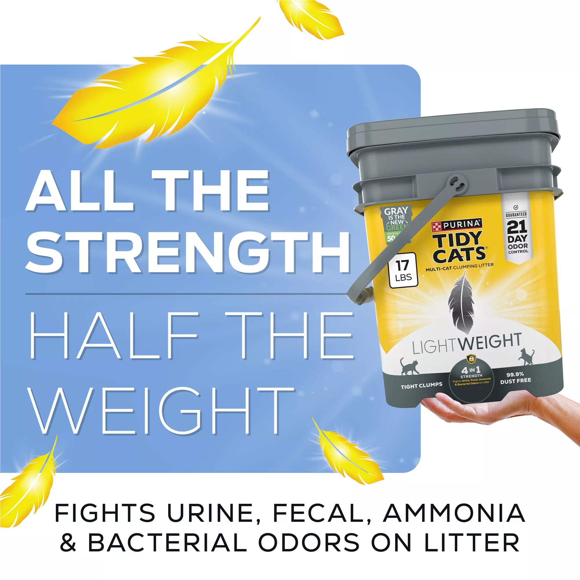 Purina Tidy Cats 4-in-1 Strength Multi-Cat Clumping Cat Litter - Lightweight