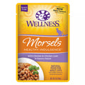 Wellness Healthy Indulgence Morsels Adult Cat Food - Grain-Free Pet Food, Natural Pet Food, Chicken & Chicken Liver
