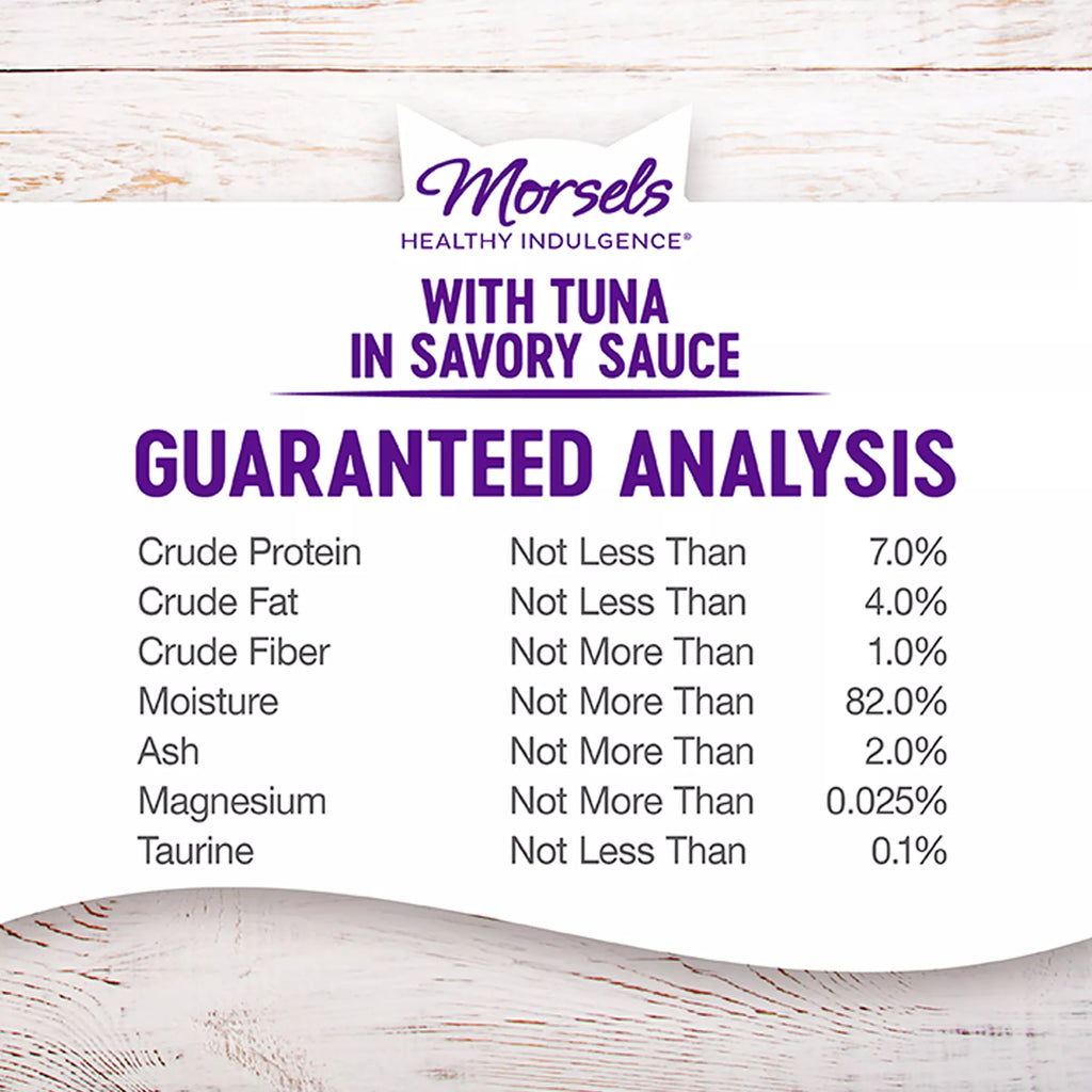 Wellness Healthy Indulgence Morsels Adult Cat Food - Grain-Free Pet Food, Natural Pet Food, Tuna