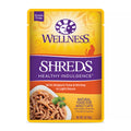 Wellness Healthy Indulgence Shreds Adult Cat Food - Grain-Free Pet Food, Natural Pet Food, SkipJack Tuna & Shrimp
