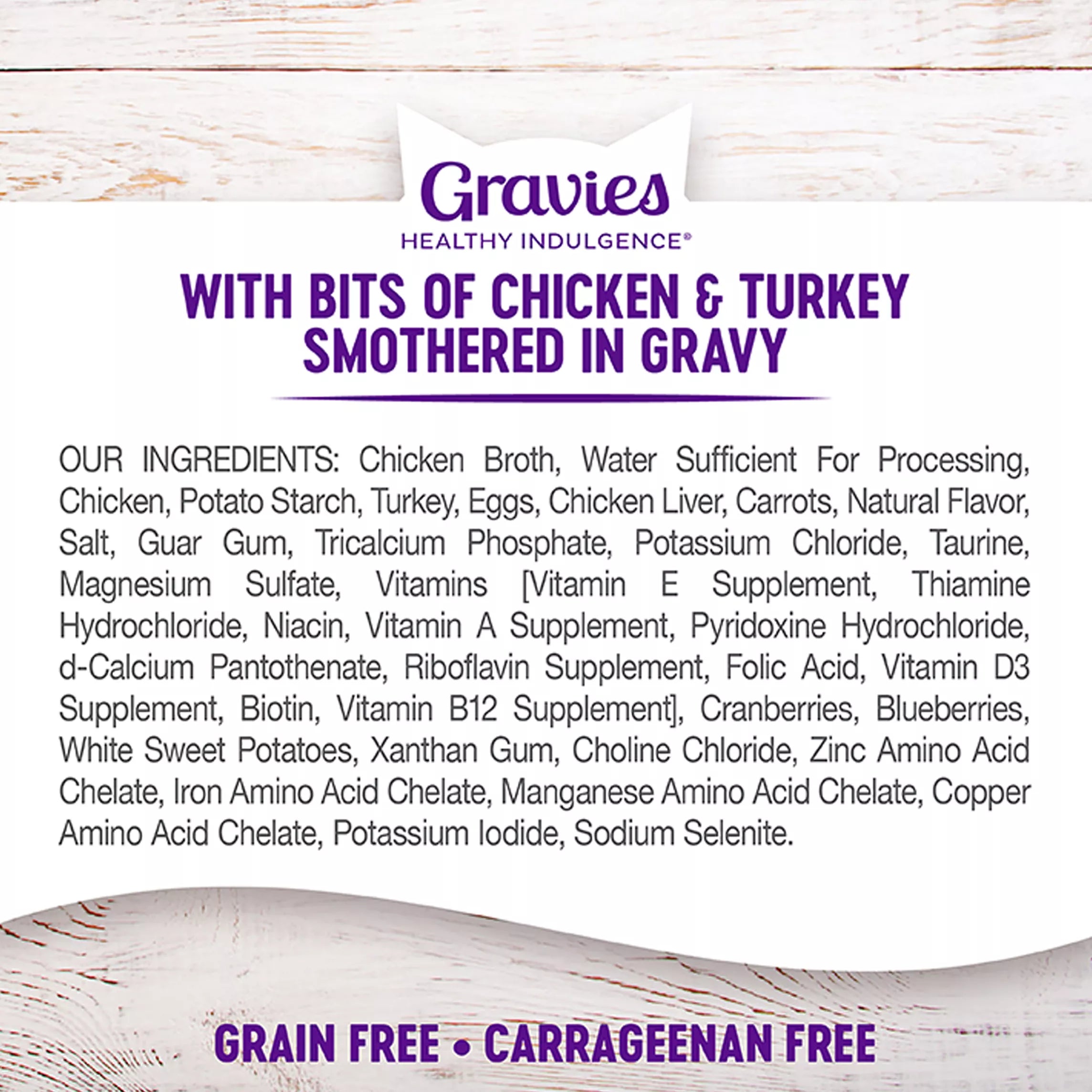 Wellness Healthy Indulgence Gravies Adult Cat Food - Grain-Free Pet Food, Natural Pet Food, Chicken & Turkey