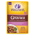 Wellness Healthy Indulgence Gravies Adult Cat Food - Grain-Free Pet Food, Natural Pet Food, Tuna & Mackerel