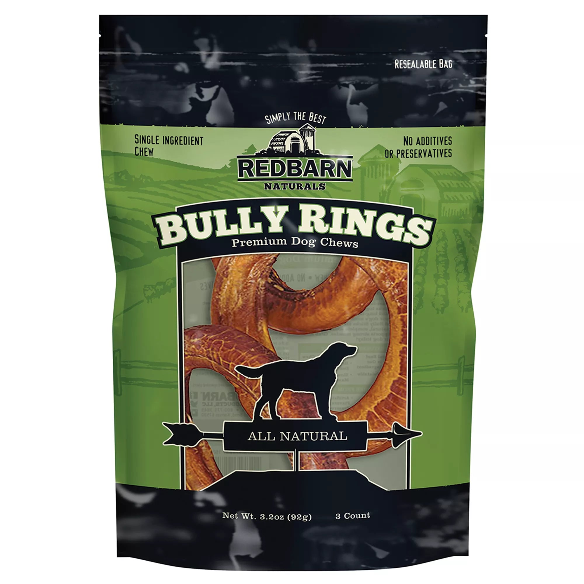 Redbarn Natural Pet Foods Bully Rings Dog Treat