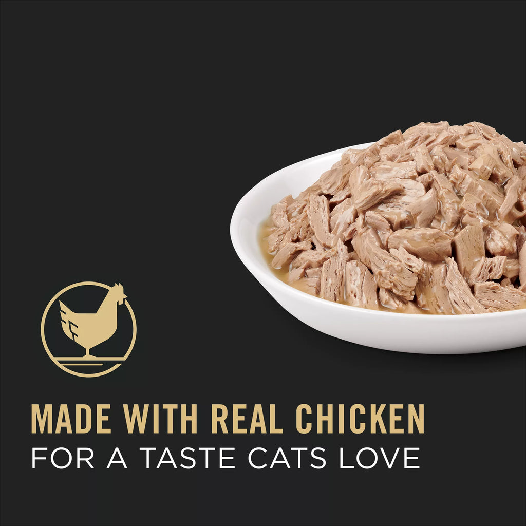 Purina Pro Plan Complete Essentials Wet Cat Food - Adult - Antioxidants, High-Protein Pet Food, 5.5 Oz