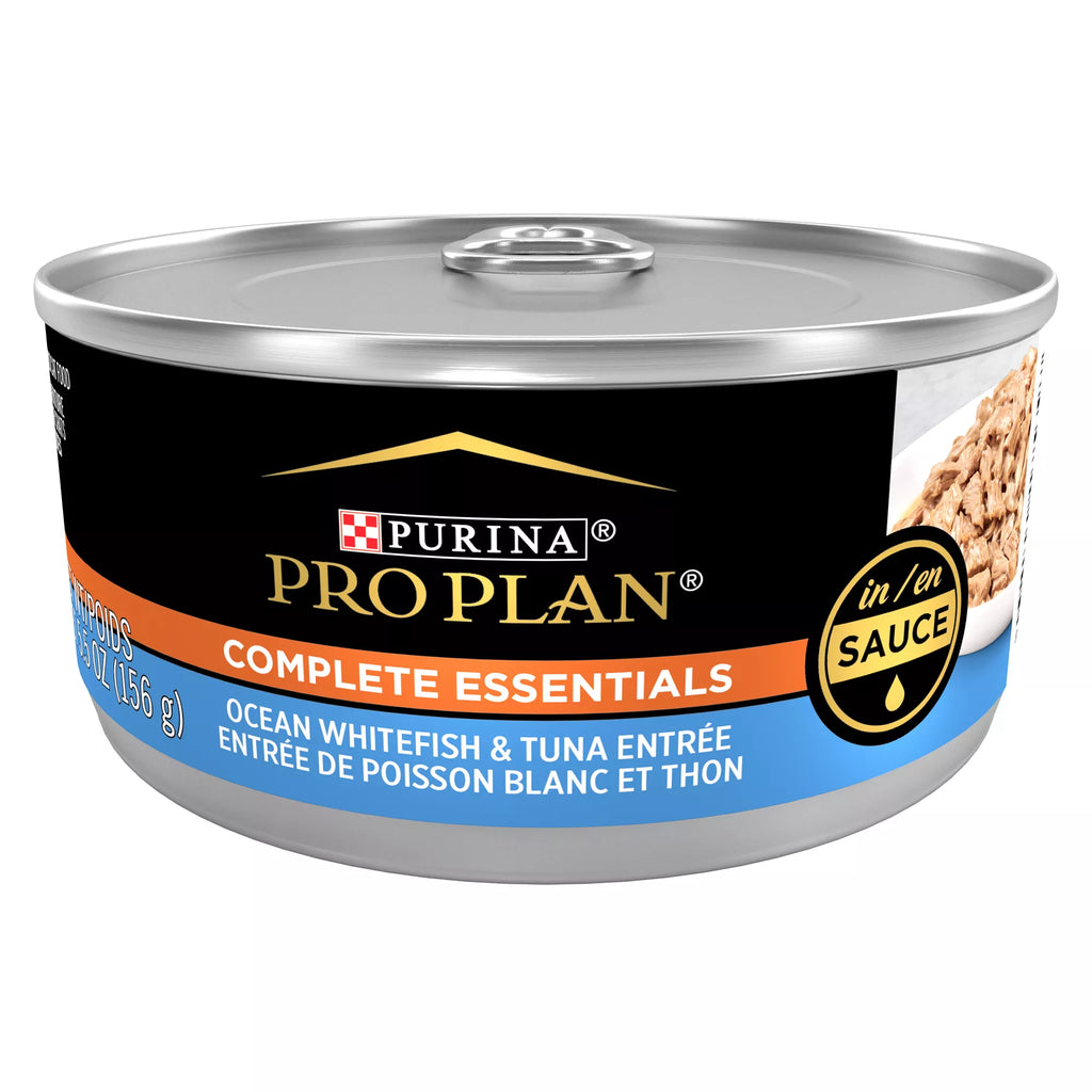 Purina Pro Plan Complete Essentials Wet Cat Food - Adult - Antioxidants, High-Protein Pet Food, 5.5 Oz