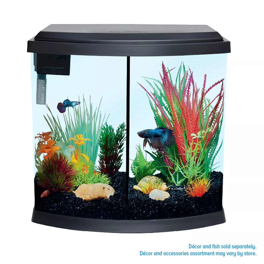 Top Fin Split Bowfront Aquarium - 5 Gallon