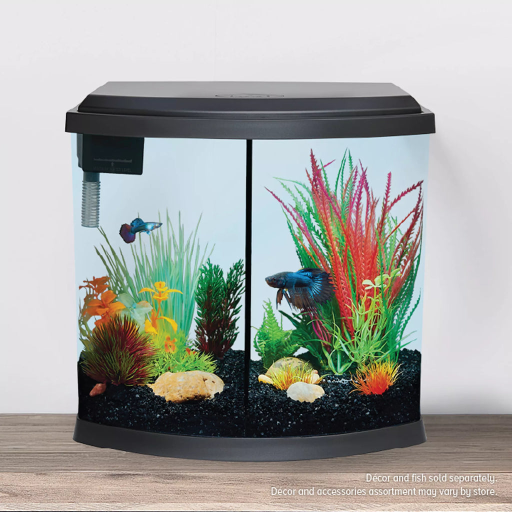 Top Fin Split Bowfront Aquarium - 5 Gallon