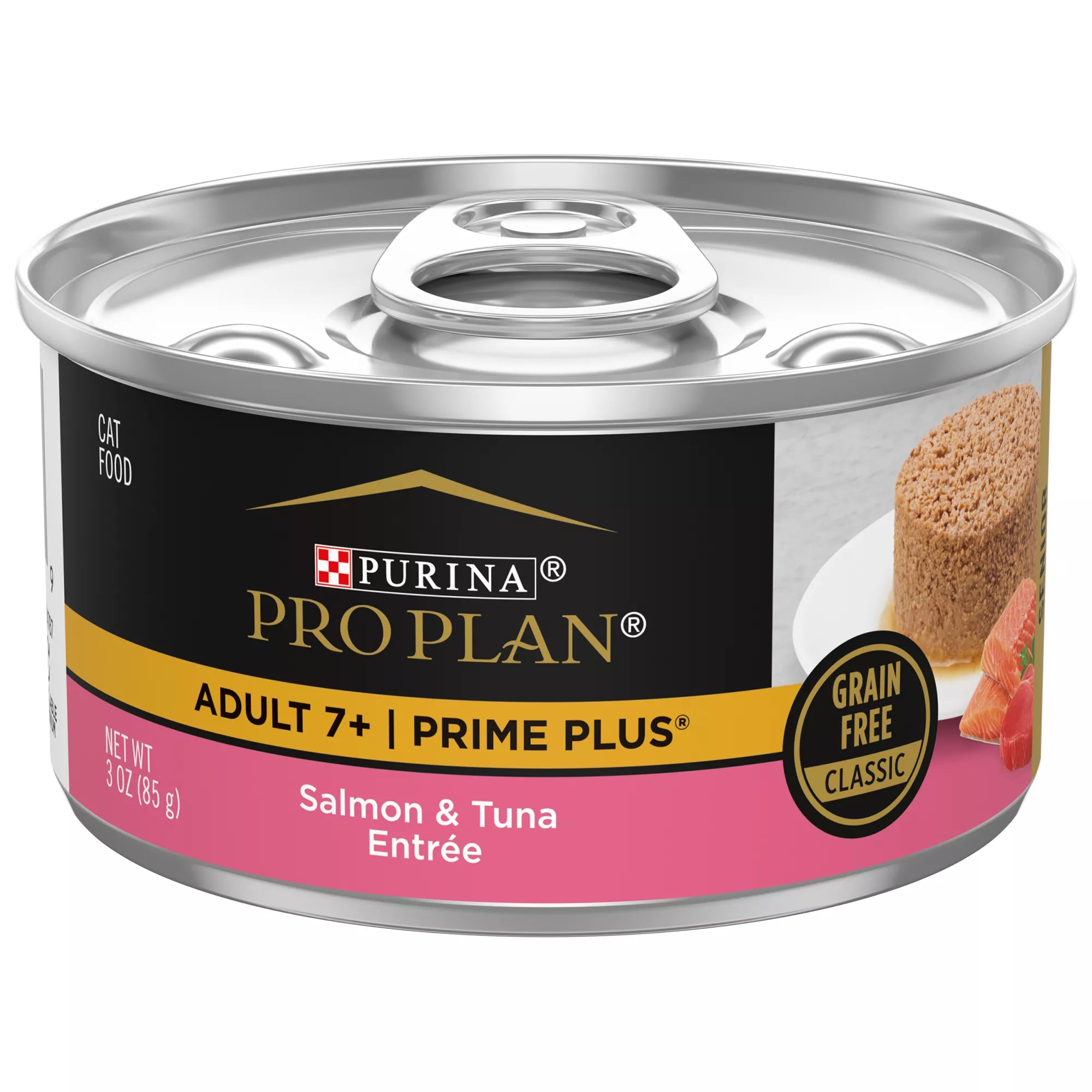 Purina Pro Plan Prime Plus Senior Wet Cat Food - Grain-Free Pet Food, With Vitamins, 3 Oz