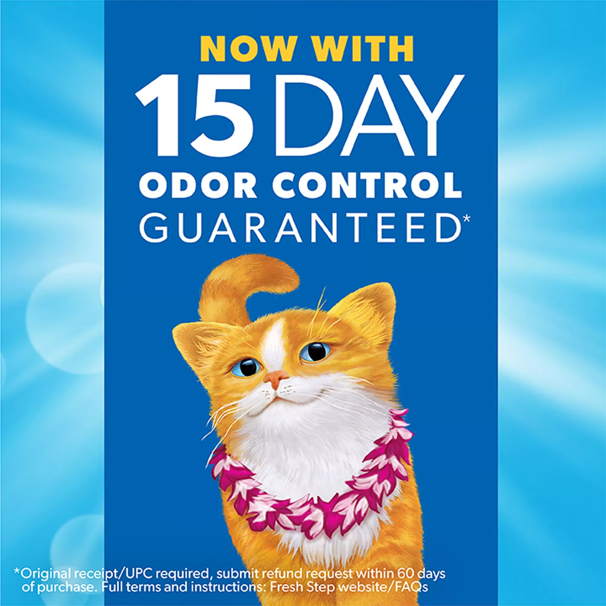 Fresh Step Extreme with Febreze Clay Cat Litter - Hawaiian Aloha Scented, Low Dust Litter