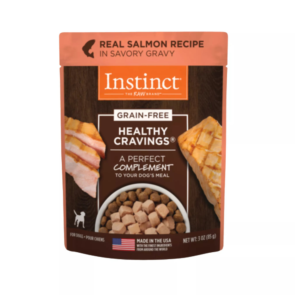 Instinct Healthy Cravings All Life Stages Dog Food Topper - Grain-Free Pet Food, Salmon