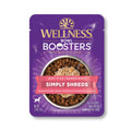 Wellness Bowl Boosters Simply Shreds All Life Stage Dog Food Topper - Grain-Free Pet Food, Chicken & Salmon