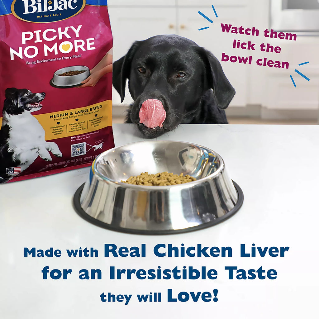 Bil-Jac Picky No More Medium & Large Breed Adult Dog Food - Dry - Chicken