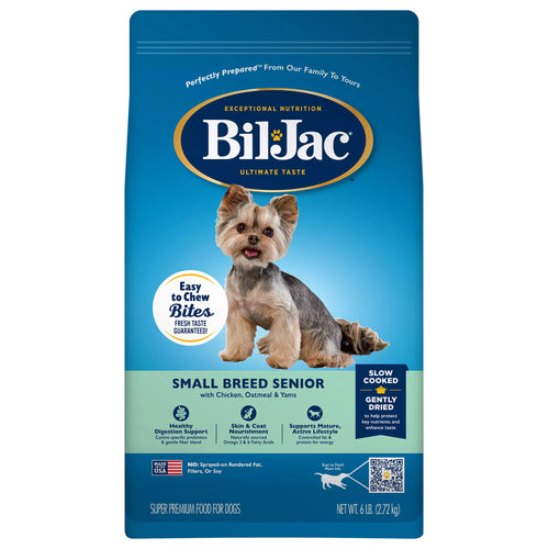 Bil-Jac Small Breed Senior Dry Dog Food - Chicken