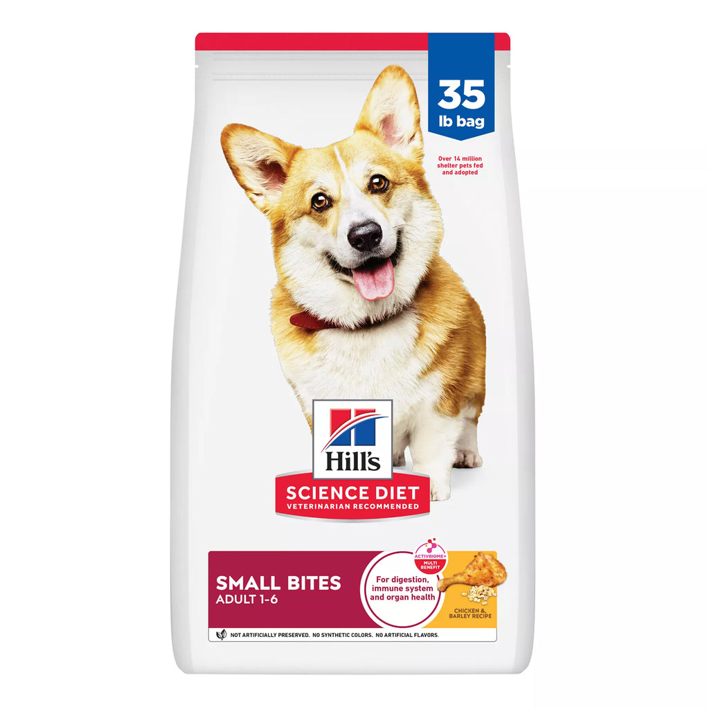 Hill's Science Diet Small Bites Adult Dog Food - Dry - Chicken & Barley