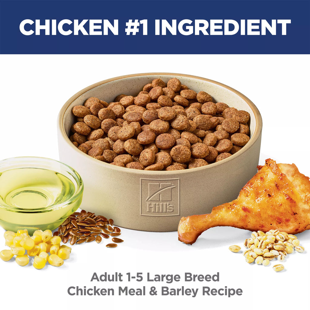 Hill's Science Diet Large Breed Adult Dog Food - Dry - Chicken & Barley