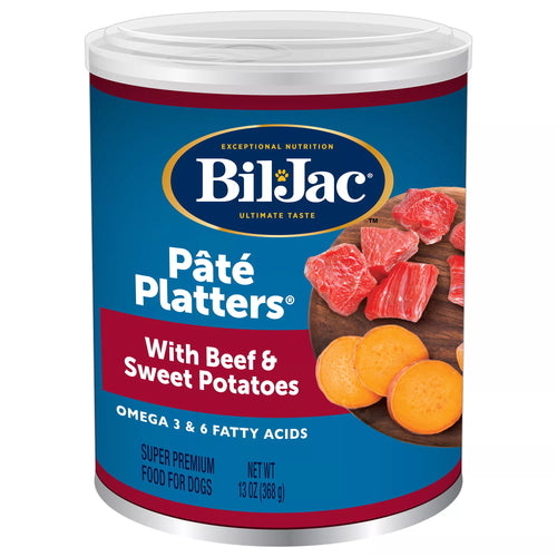 Bil-Jac Pate Platters Adult Wet Dog Food - Grain-Free Pet Food, Gluten Free, 13 Oz.