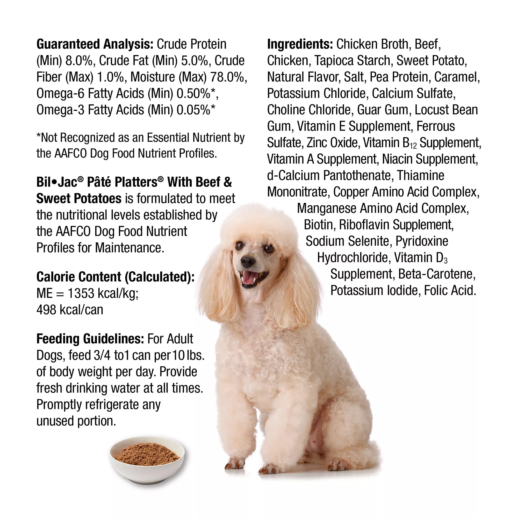 Bil-Jac Pate Platters Adult Wet Dog Food - Grain-Free Pet Food, Gluten Free, 13 Oz.