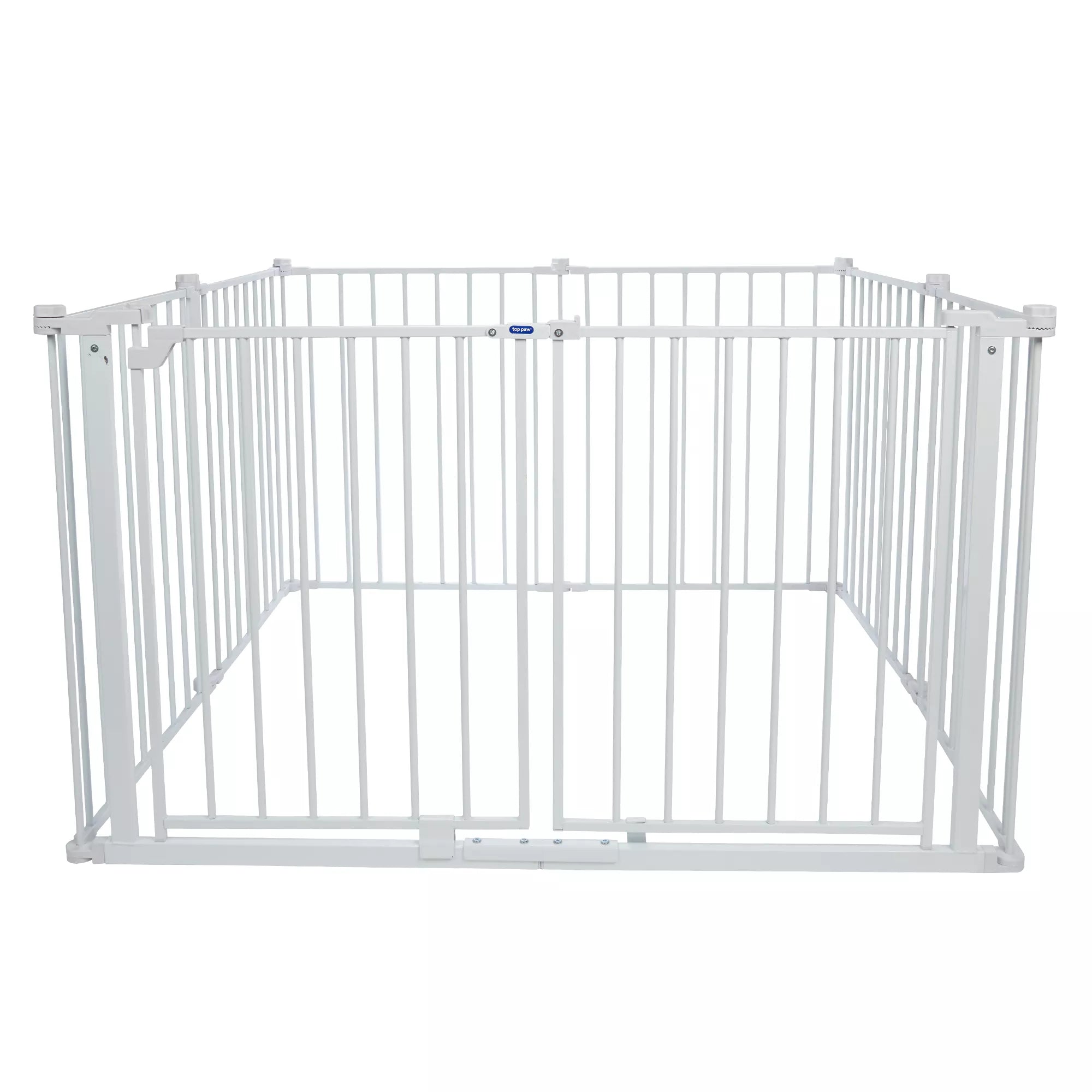 Top Paw 2-in-1 Double Door Pet Gate & Pen