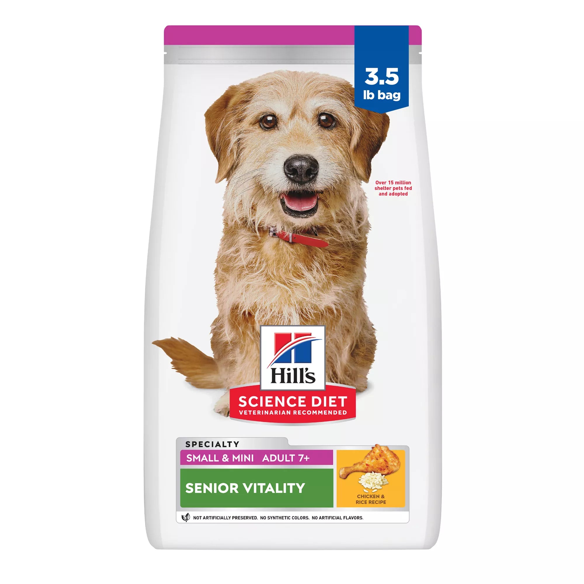 Hill's Science Diet Senior Vitality Small & Mini Senior 7+ Dry Dog Food - Chicken & Rice
