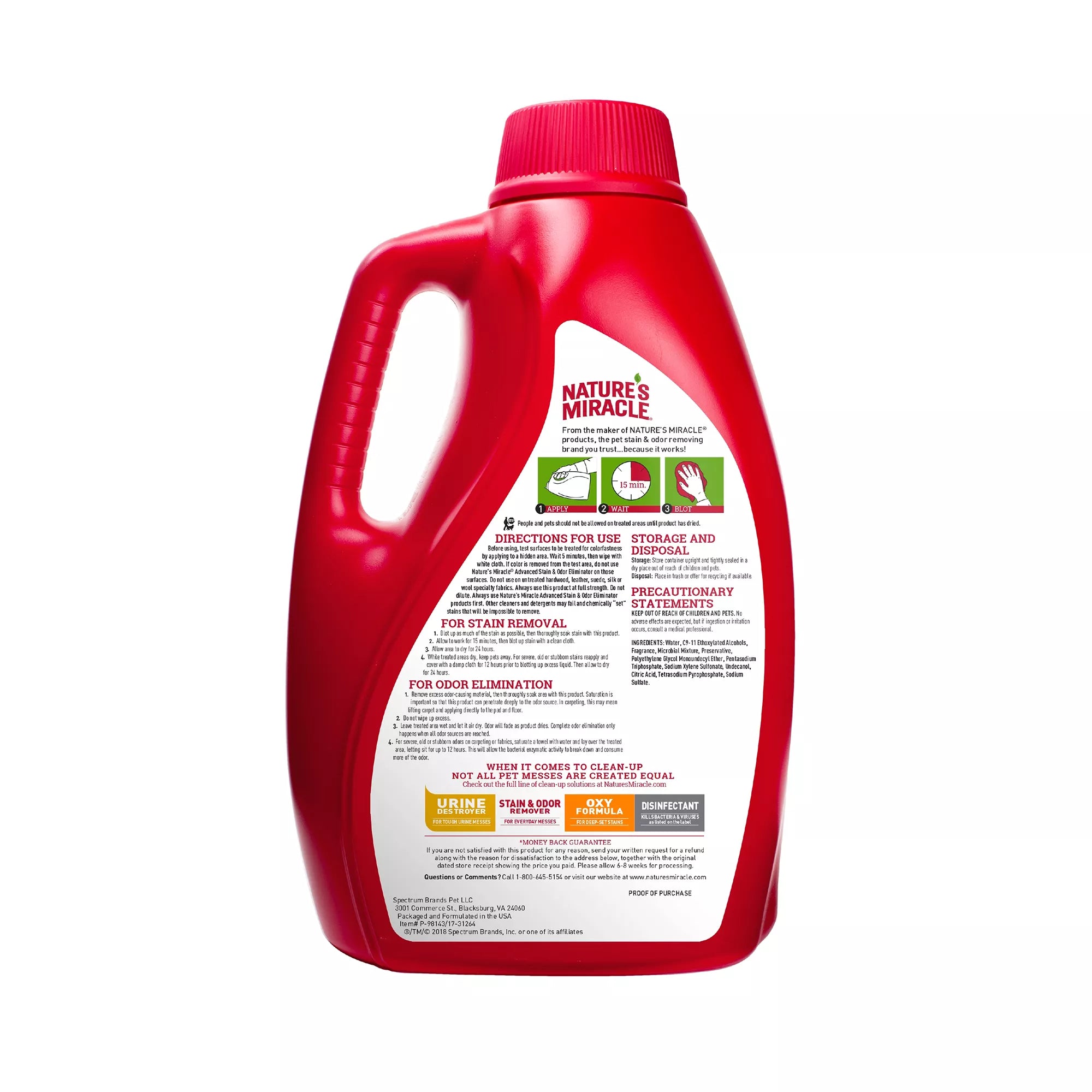 Nature's Miracle Advanced Formula Severe Stain & Odor Eliminator