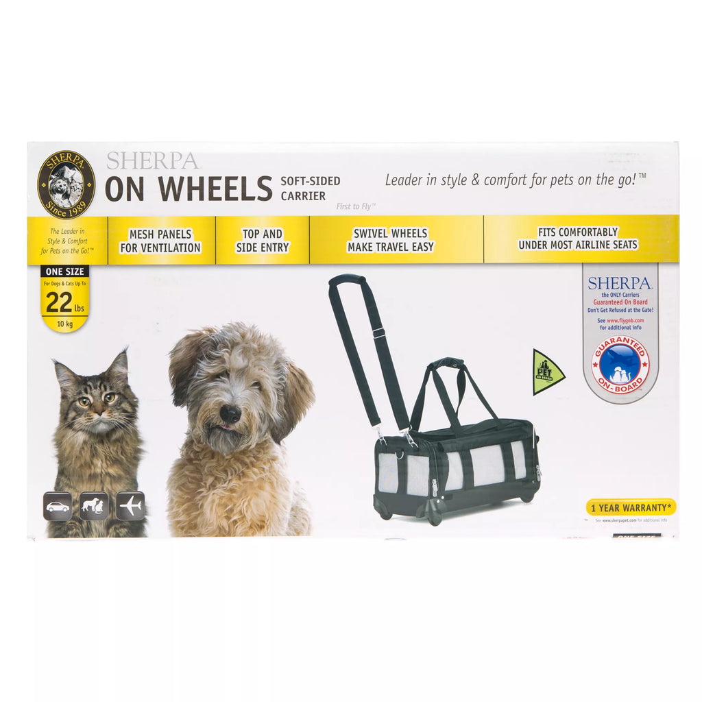 Sherpa Ultimate On Wheels Soft-Sided Pet Carrier