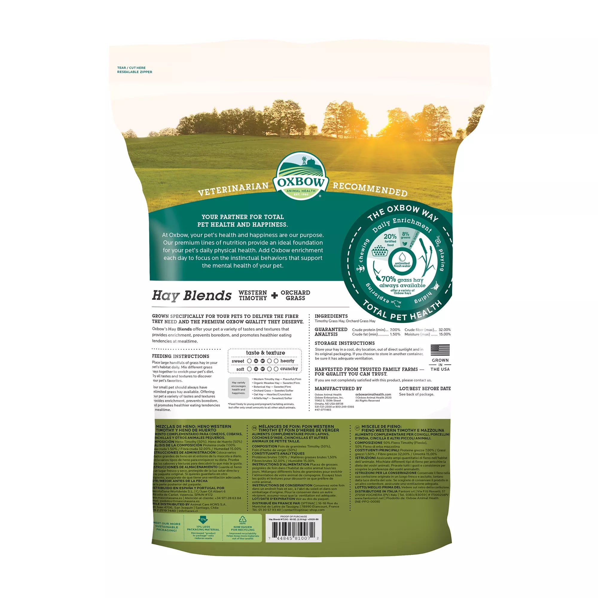 Oxbow Western Timothy & Orchard Grass Hay
