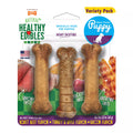 Healthy Edibles Puppy Chew Treats Pet Food Variety Pack 3 Count 2.2 OZ