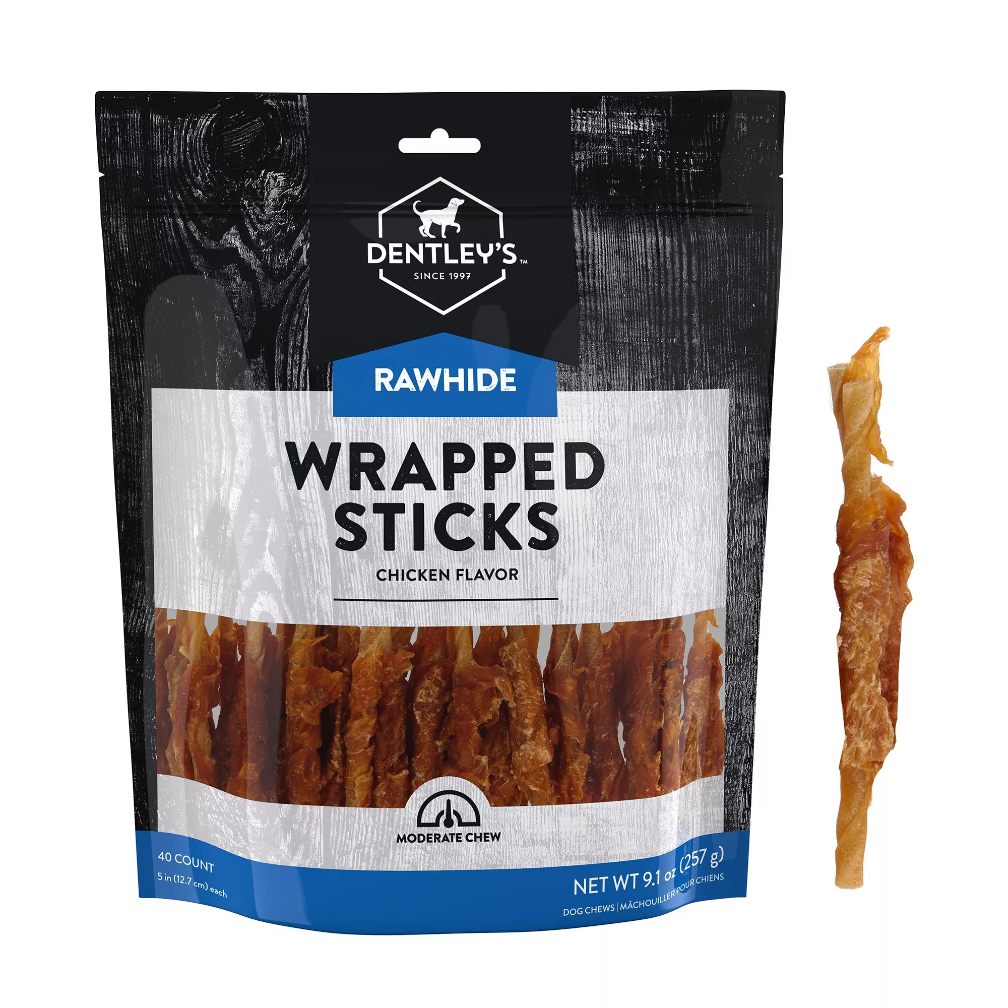 Dentley's Gourmet 5" Retriever Sticks Dog Chew - Chicken