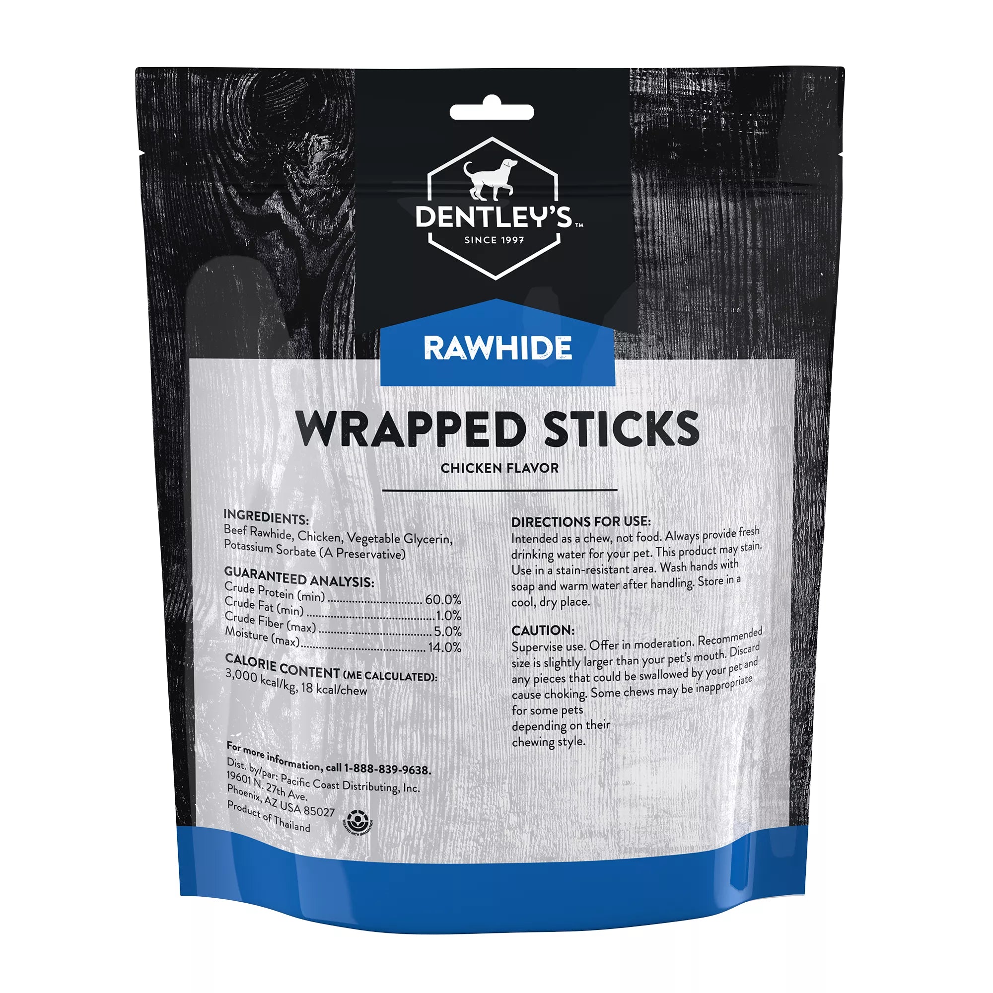 Dentley's Gourmet 5" Retriever Sticks Dog Chew - Chicken