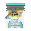 Purina Tidy Cats Free & Clean Multi-Cat Clumping Cat Litter - Unscented Pet Litter, Low Dust Litter