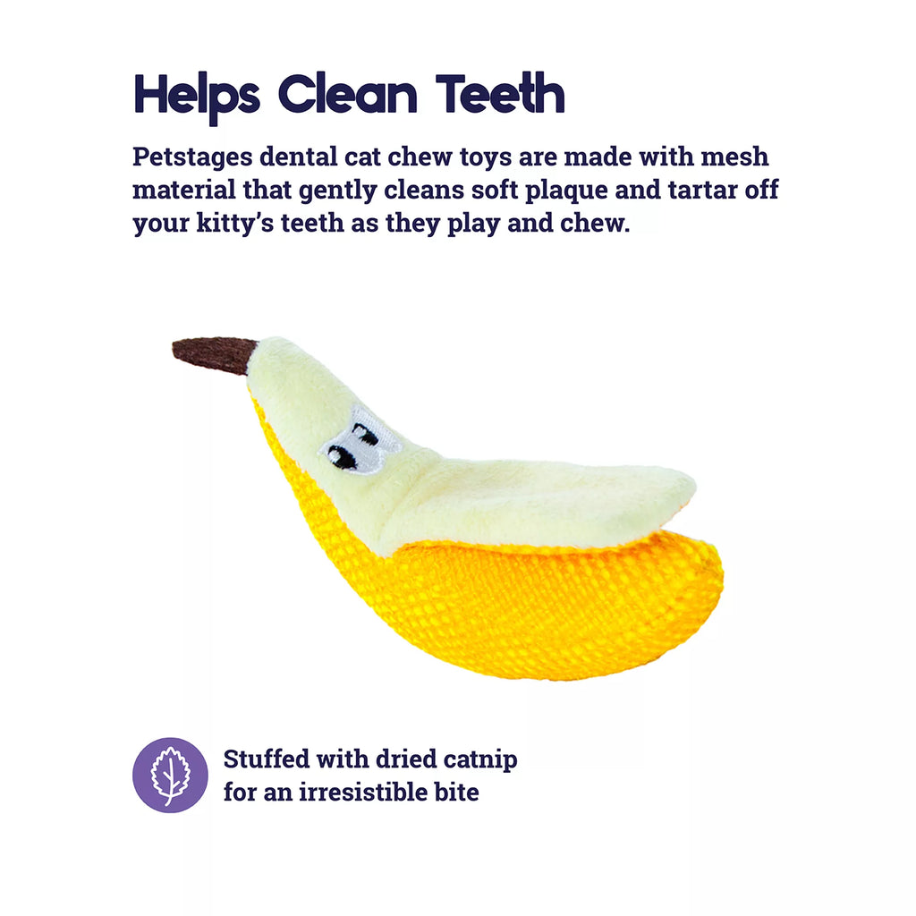 Catstages Dental Banana Teether Cat Toy