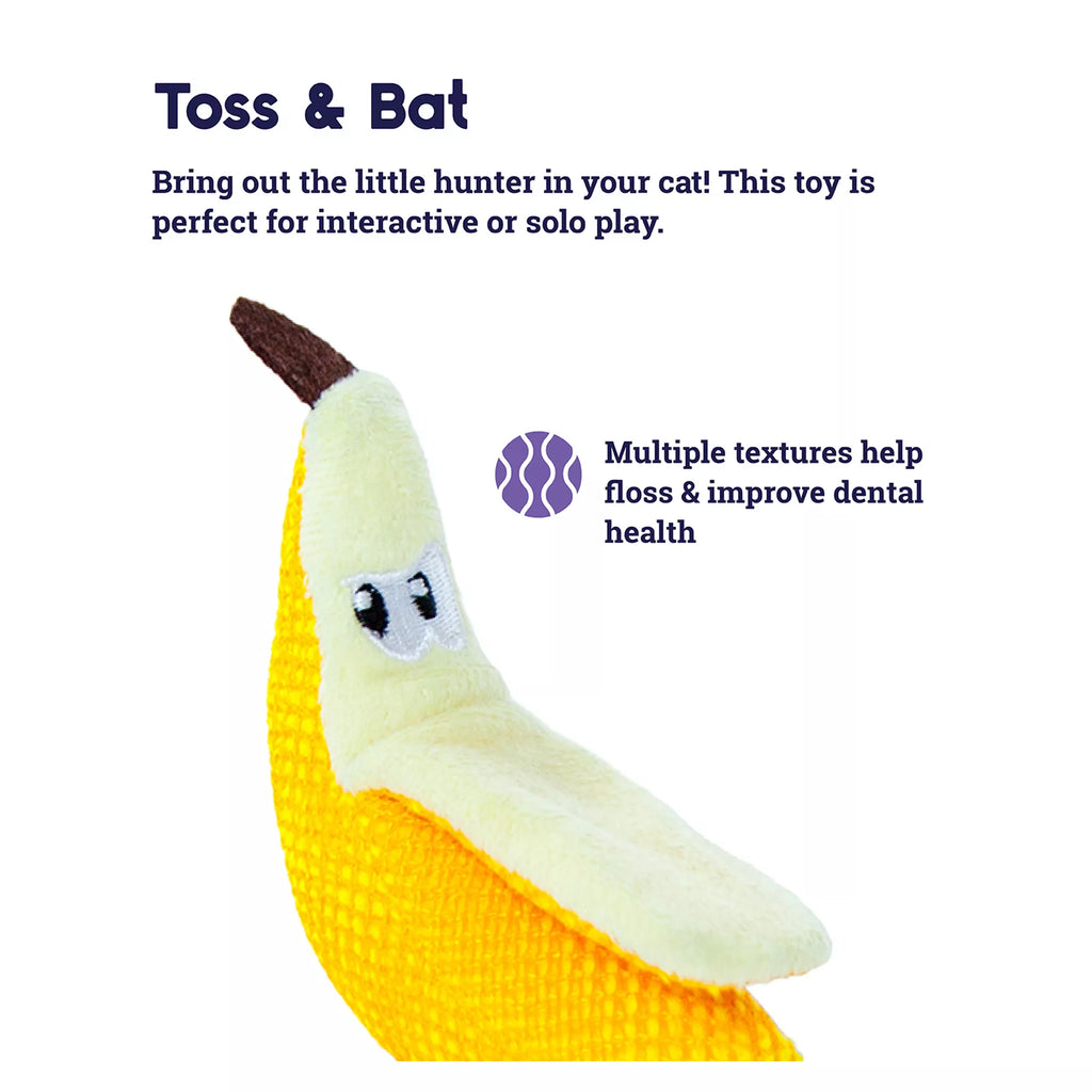 Catstages Dental Banana Teether Cat Toy