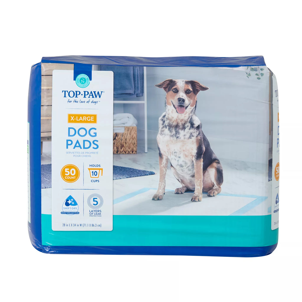 Top Paw X-Large Adhesive Dog Pads - 28" x 34"