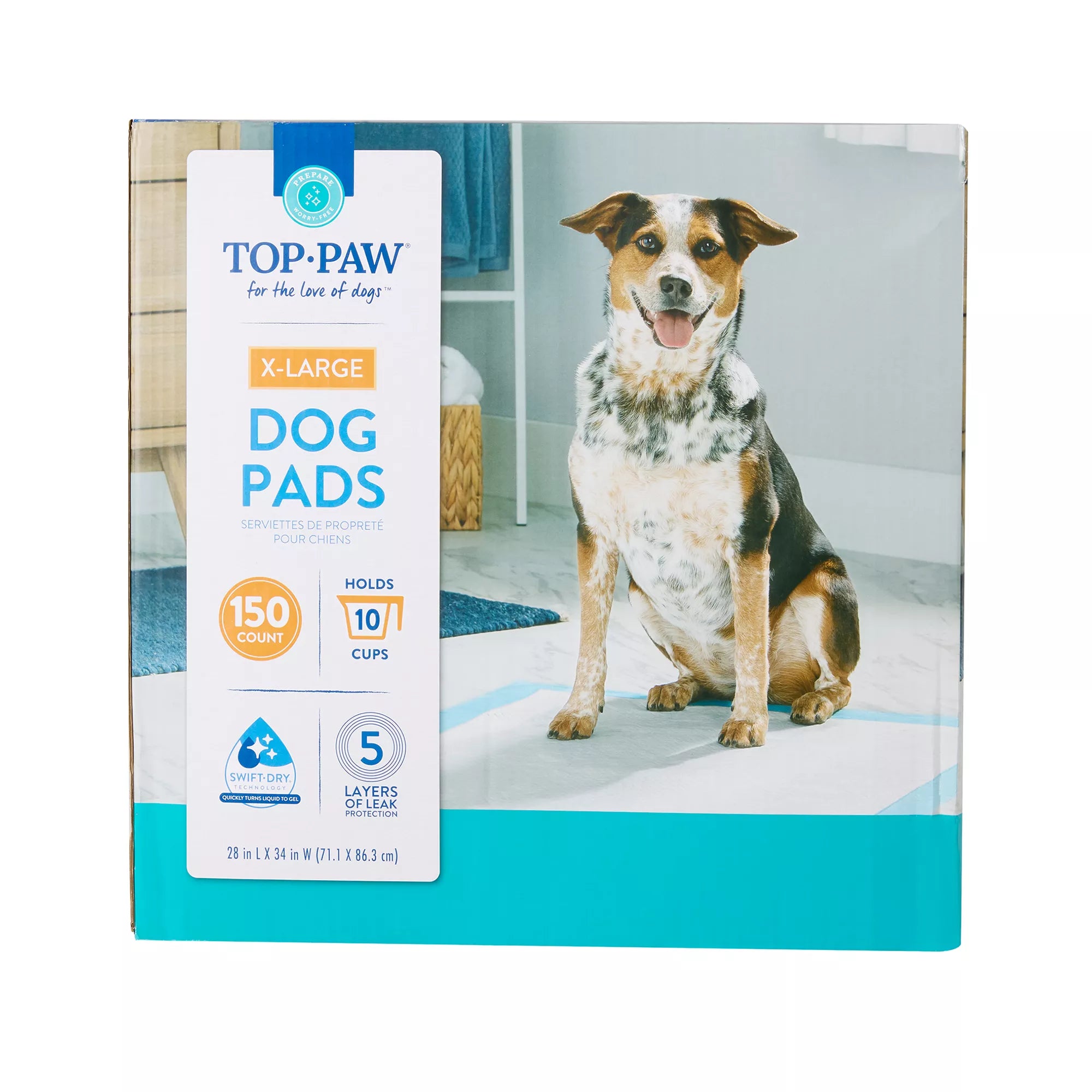 Top Paw X-Large Adhesive Dog Pads - 28" x 34"