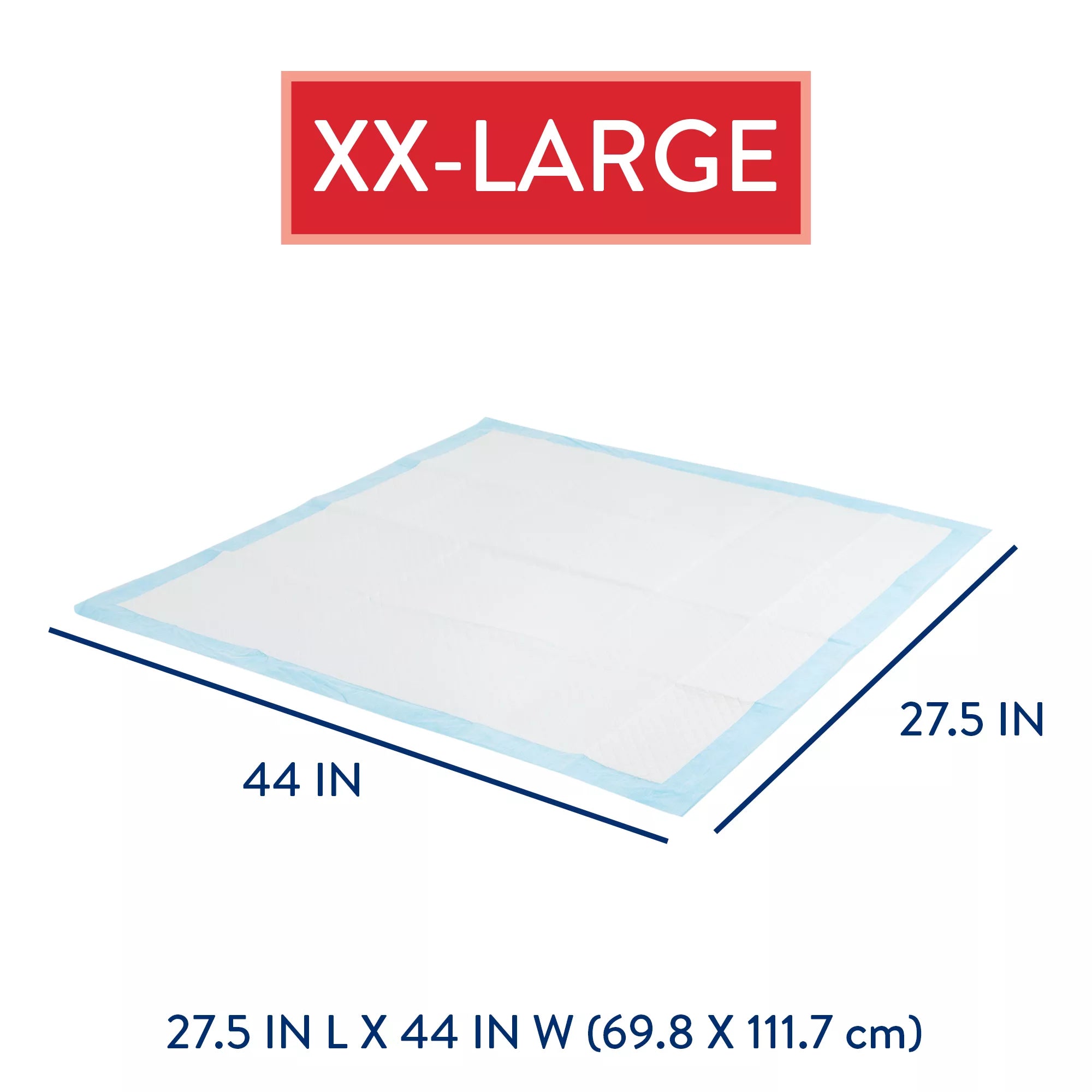 Top Paw Ultra XXL Dog Pads - 27.5"L x 44"W