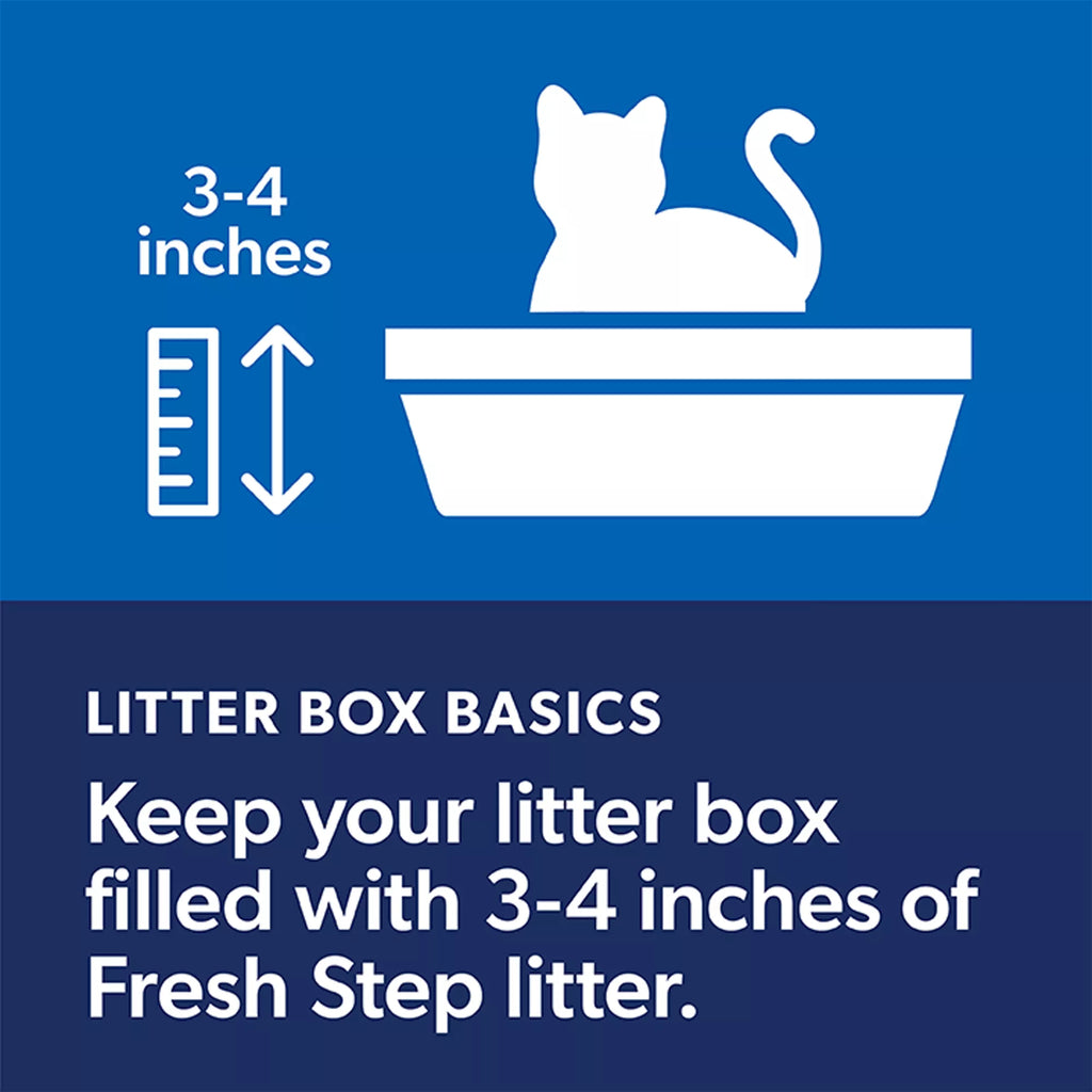 Fresh Step Clean Paws with Febreze Multi-Cat Clumping Cat Litter - Scented, Low Dust Litter