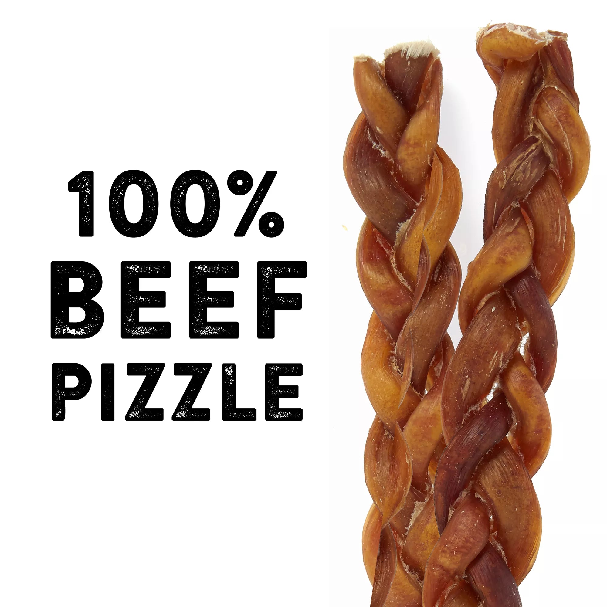 Dentley's Nature's Chews 9" Braided Bully Dog Chew - 2 Count